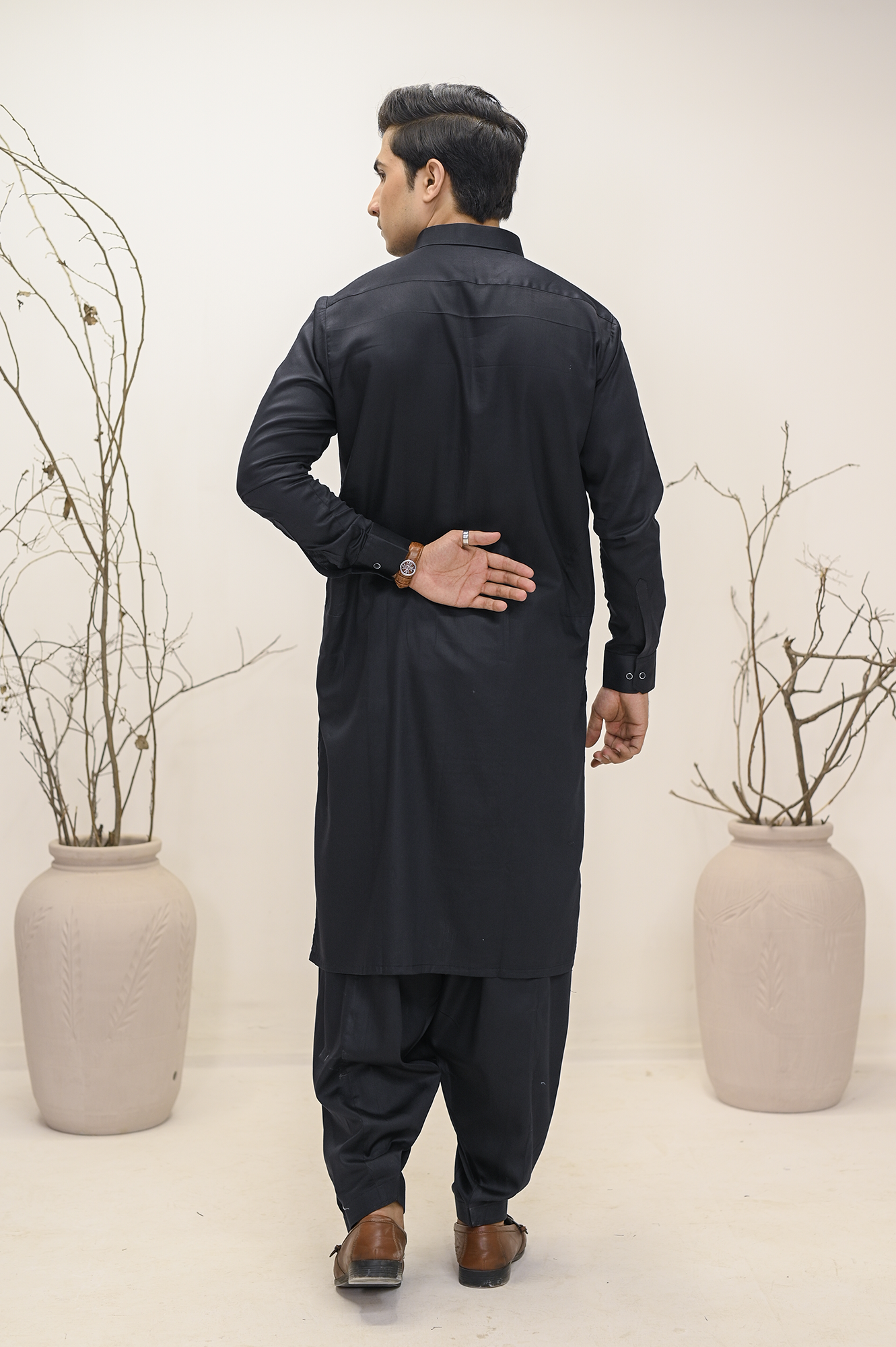 Premium Black - Empire Satin