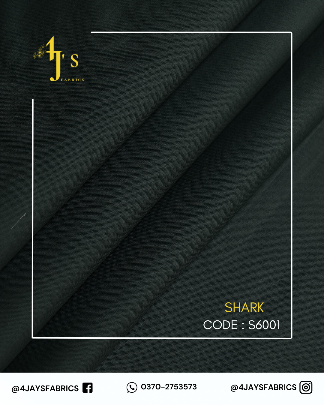 Soft Cotton – Metallic Green