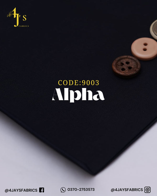 Alpha Wash & Wear – Blackish Grey