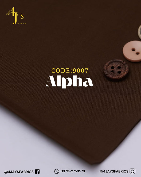 Alpha Wash & Wear – Seal Brown