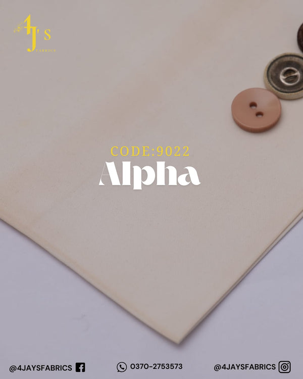 Alpha Wash & Wear – Off White Cream
