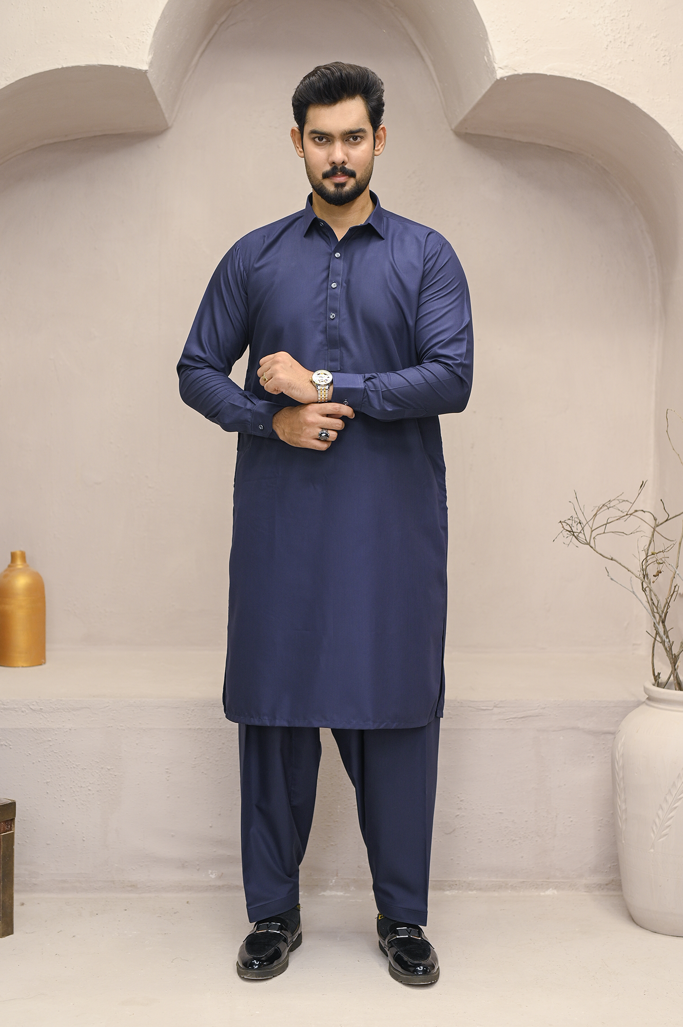 L.A Finish Wash & Wear Navy Blue - Dinar