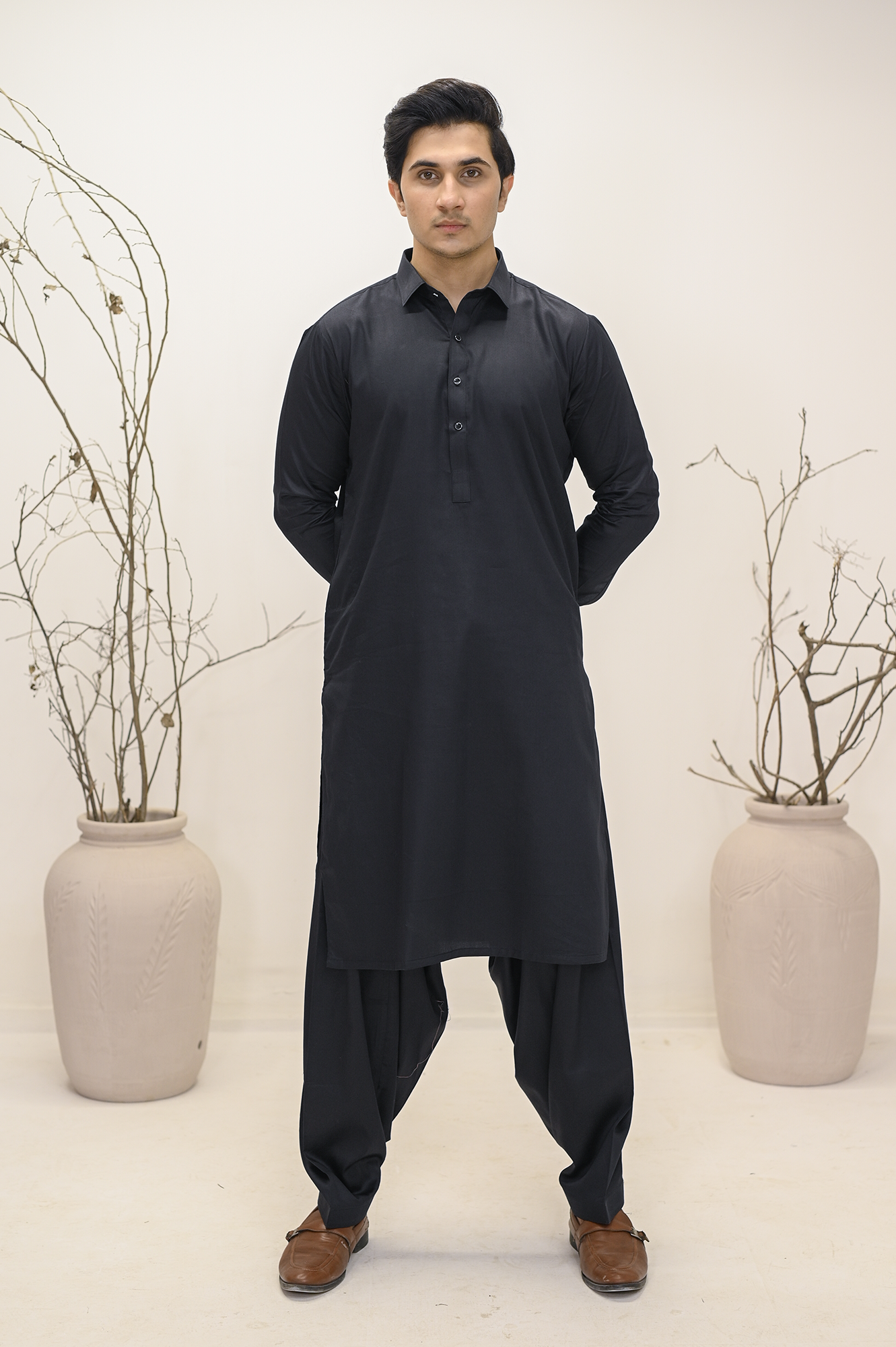 Premium Black - Empire Satin