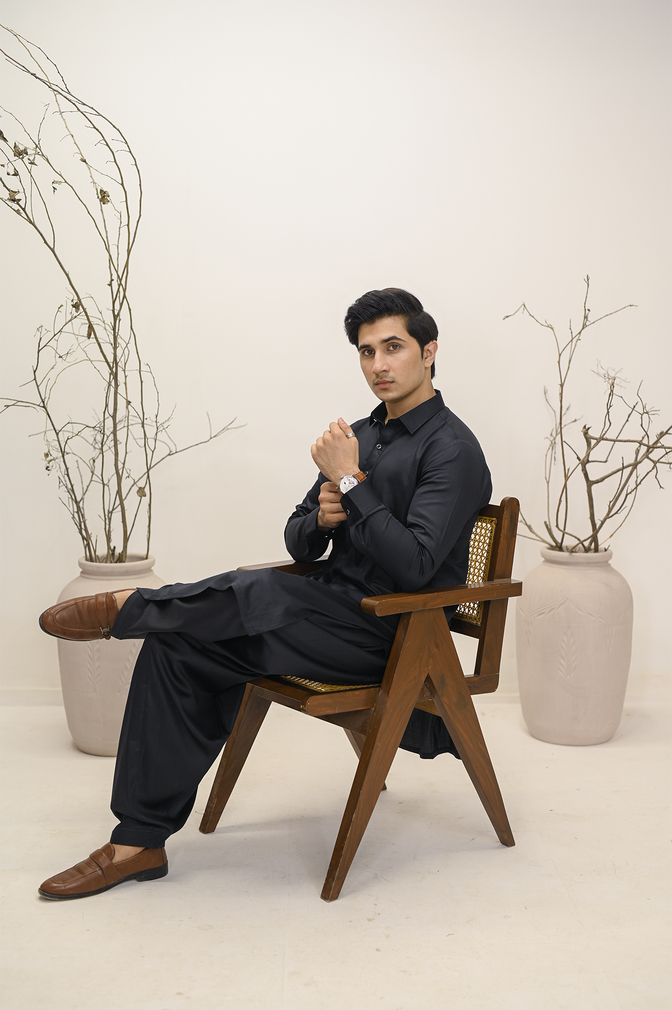 Premium Black - Empire Satin