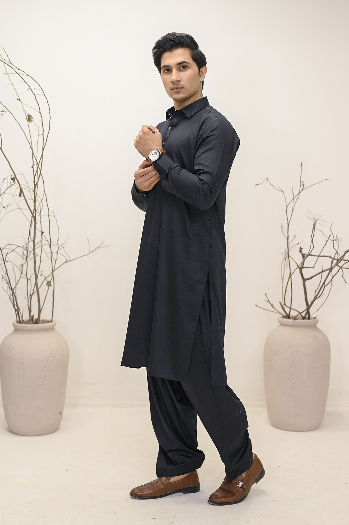 Premium Black - Empire Satin