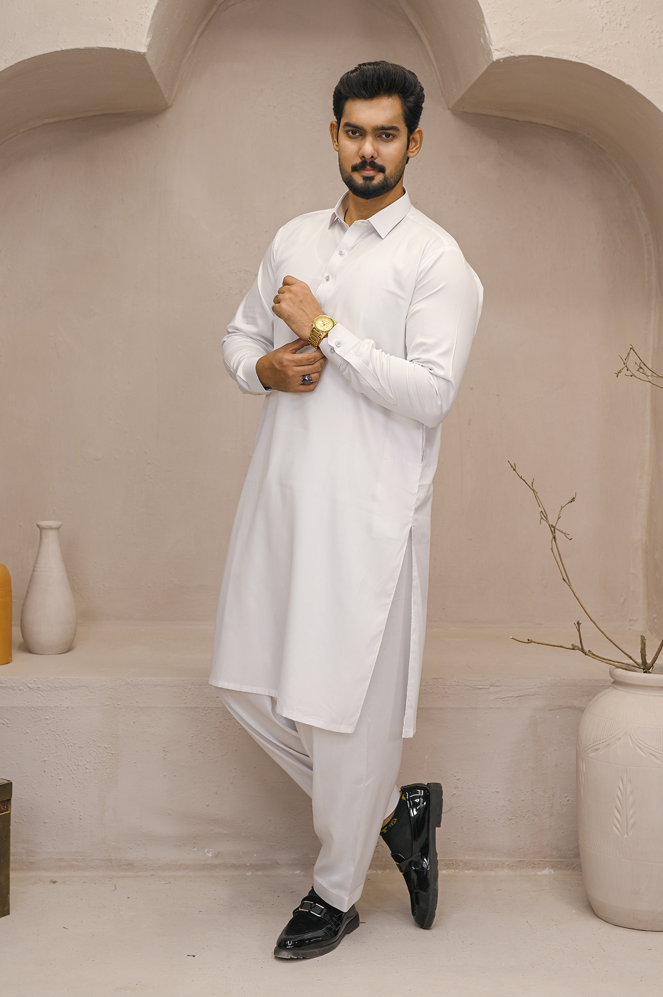 Premium Pearl White - Empire Satin