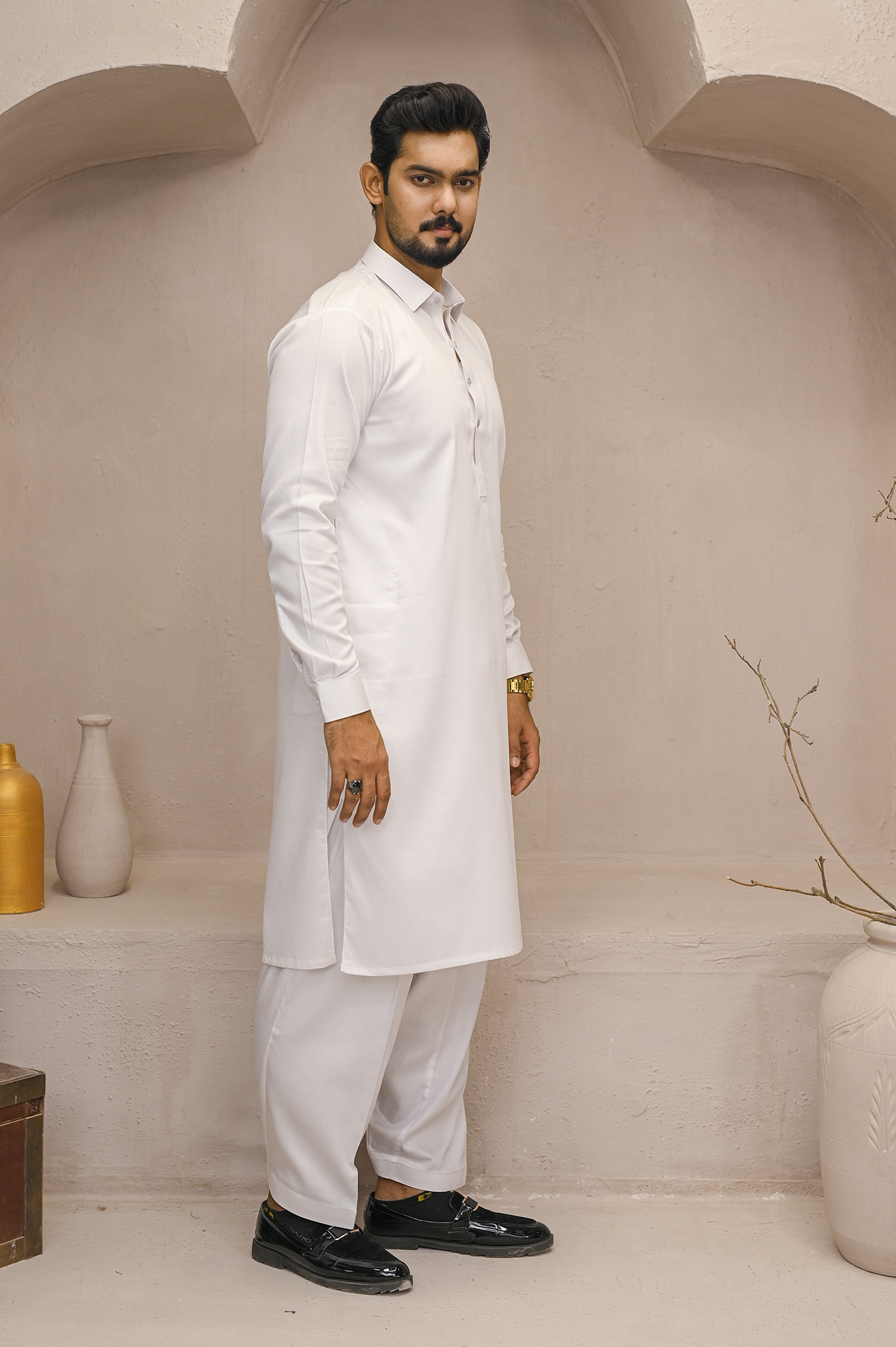 Premium Pearl White - Empire Satin