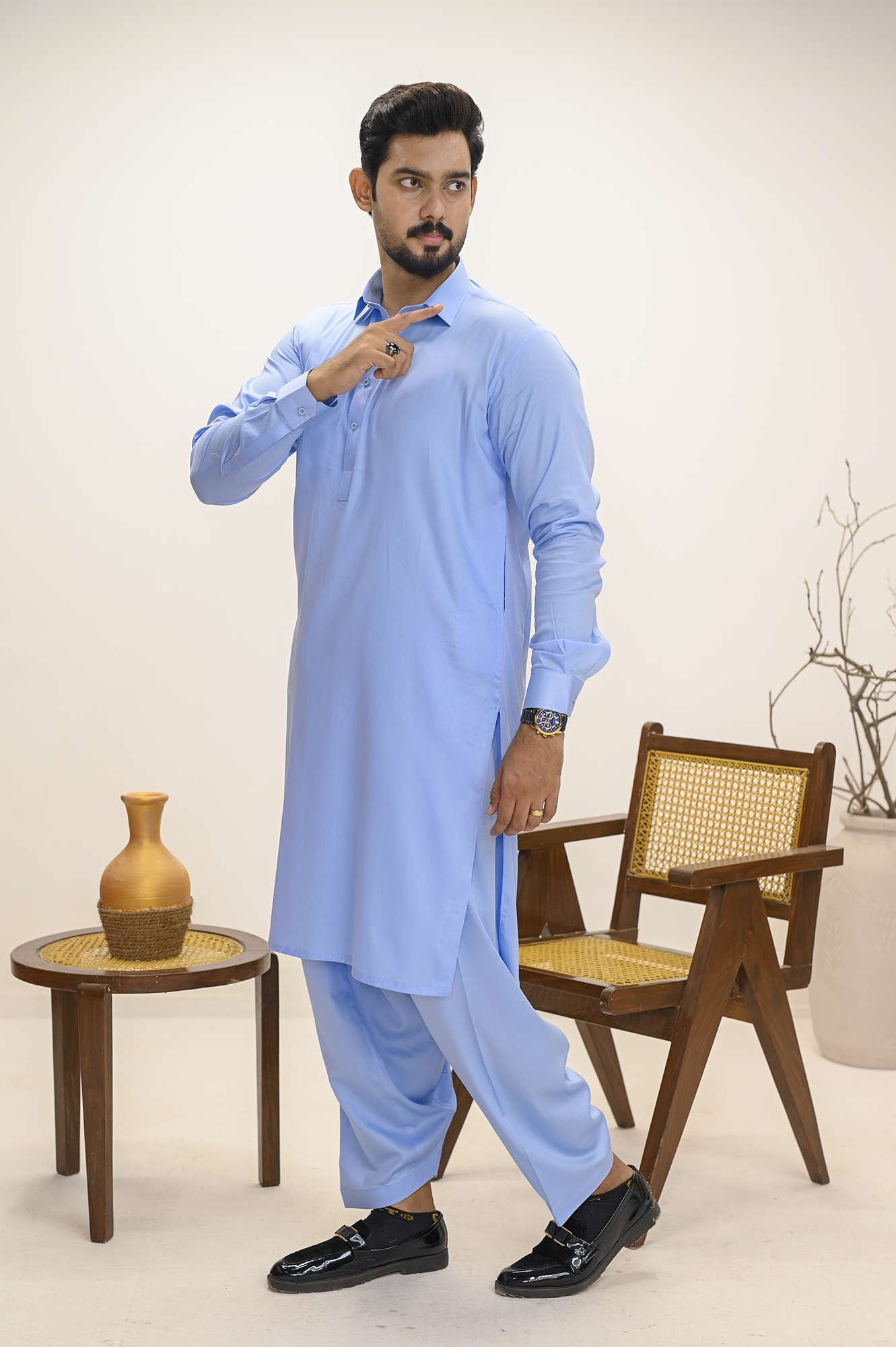 Premium Sky Blue - Empire Satin