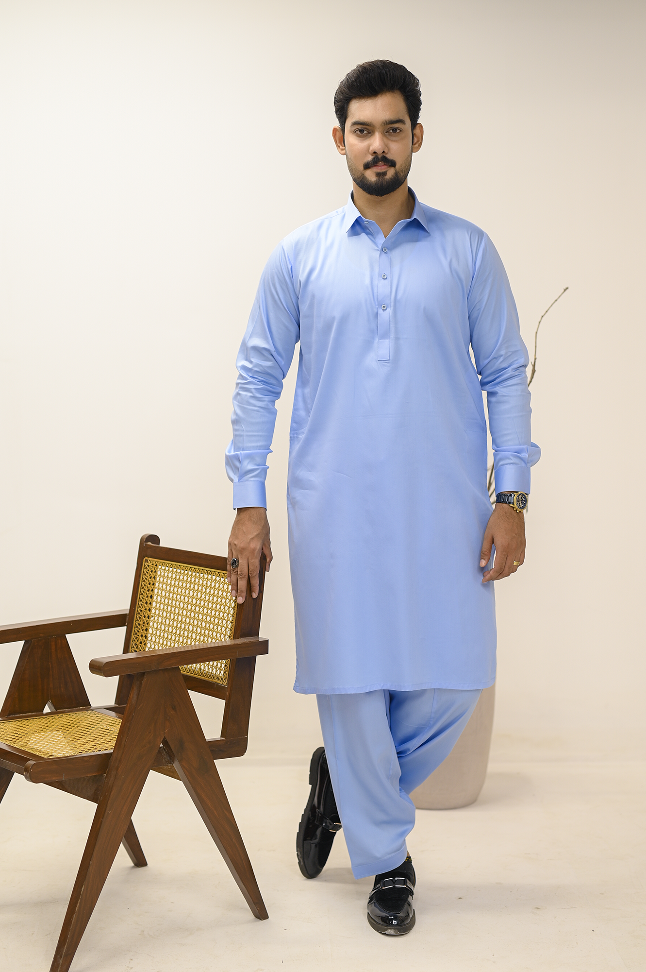 Premium Sky Blue - Empire Satin