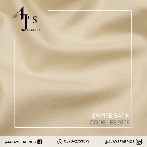 Empire Satin – Vanilla