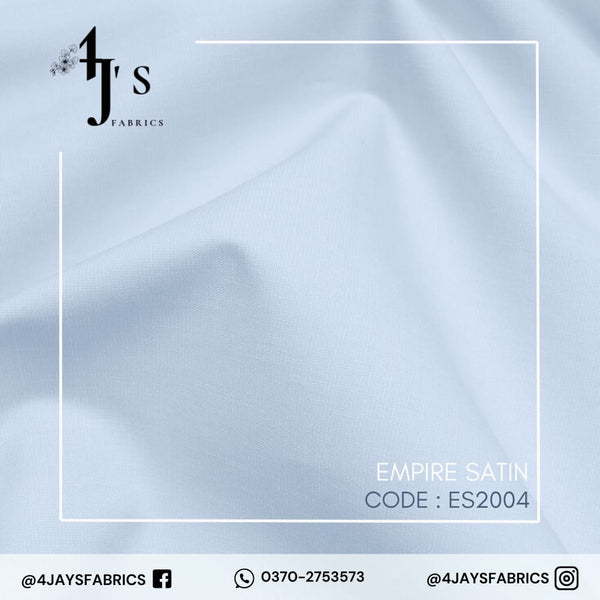 Empire Satin – Lavender Blue