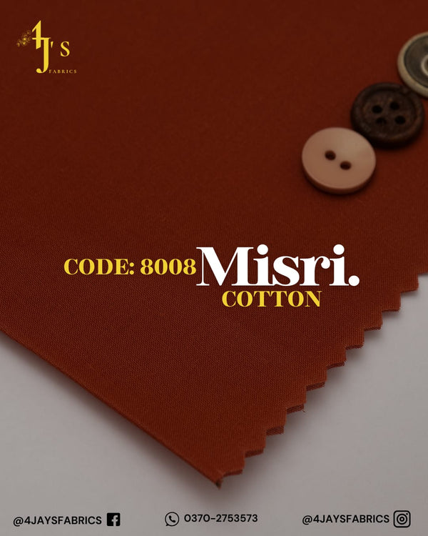 Misri Cotton – Redwood