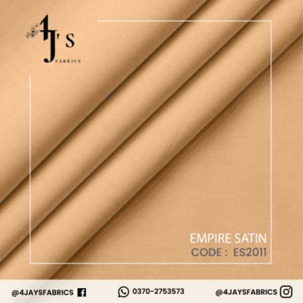 Empire Satin – Camel Brown