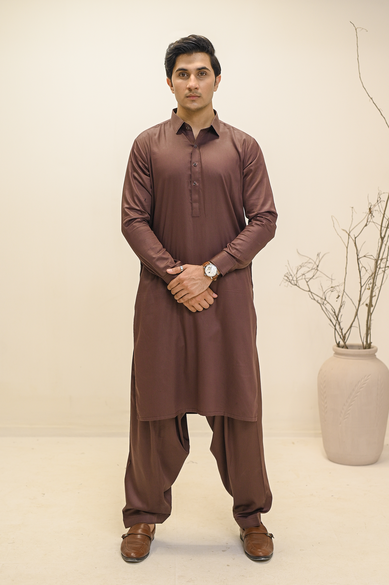 Premium Reddish Brown - Empire Satin